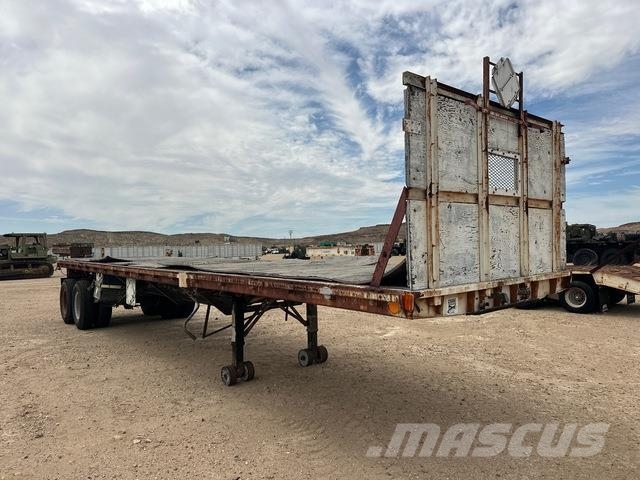 T/A Flatbed Trailer Platformas/izkraušana no sāniem