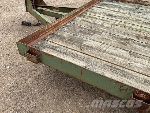 T/A Flatbed Trailer Platformas/izkraušana no sāniem