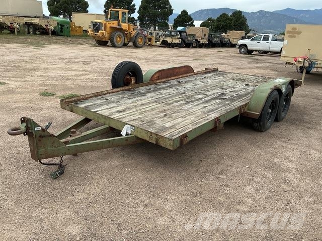 T/A Flatbed Trailer Platformas/izkraušana no sāniem