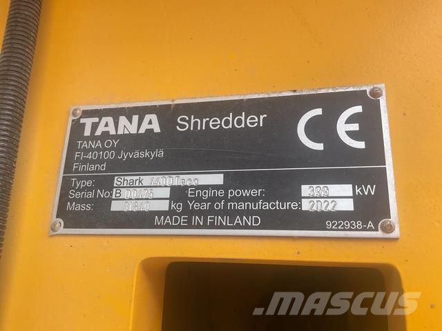 Tana 440DT Afvalverwerking / recycling & groeve onderdelen