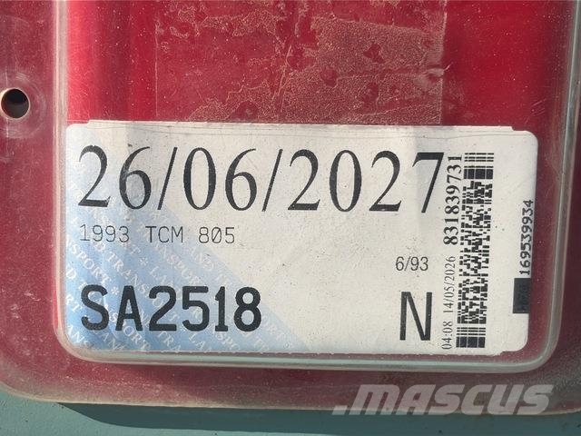 TCM 805 Tekerlekli yükleyiciler