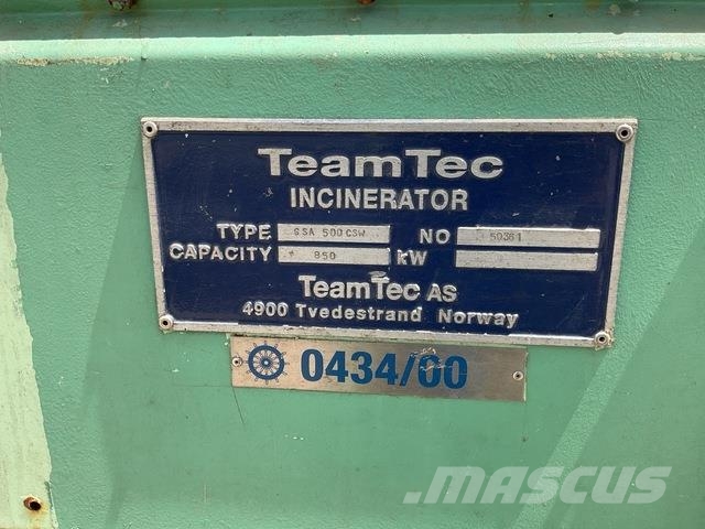 TeamTec GSA 500 CSW 廢棄物/回收與採石設備備件