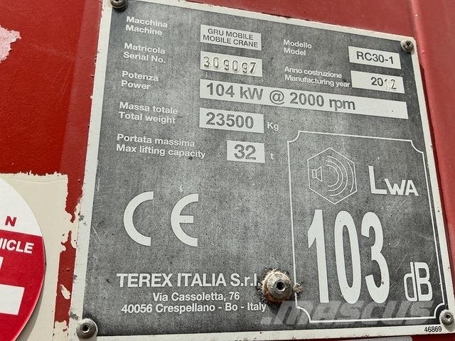 Terex Bendini RC30-1 رافعات الطرق الوعرة