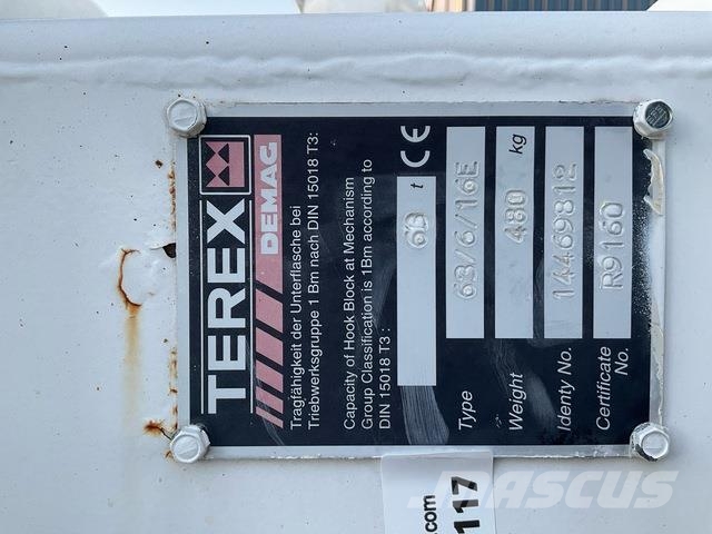 Terex Demag 63/6/16E مكونات أخرى