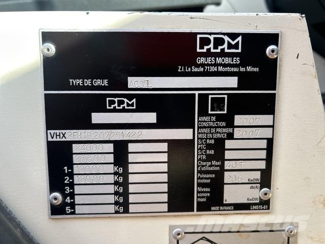 Terex Demag AC35L Visurgājēji celtņi
