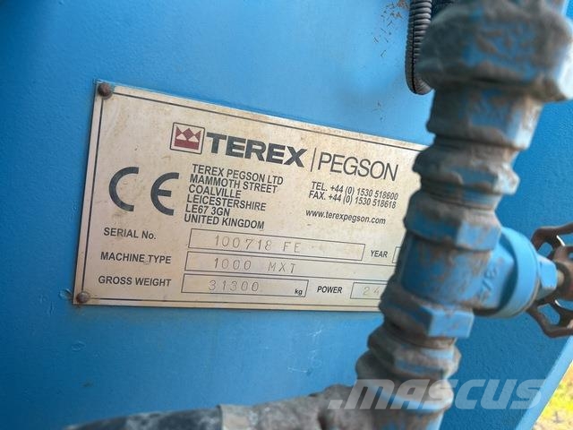 Terex Pegson Maxtrak 1000 Murskaimet