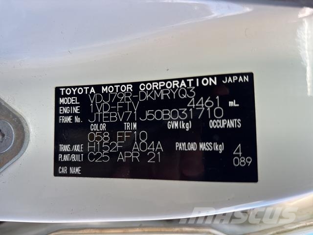 Toyota LandCruiser 79 Series Інше