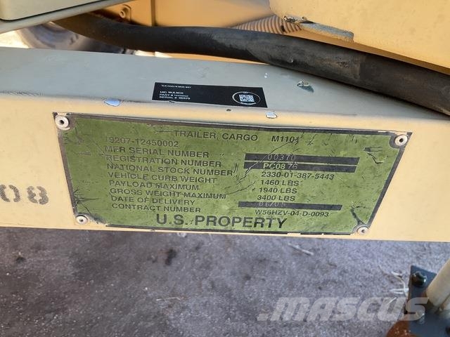 US ARMY Tank Automotive Command M1101 Druge prikolice