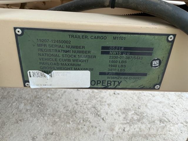 US ARMY Tank Automotive Command M1101 Other trailers