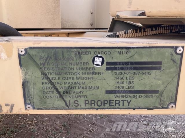  US ARMY Tank Automotive Command M1101 Outros reboques
