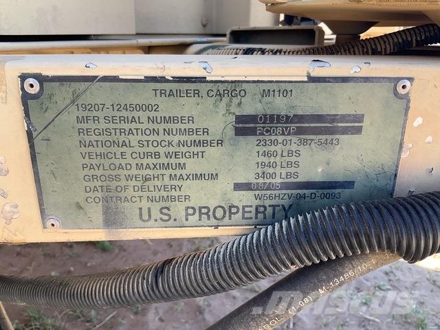 US ARMY Tank Automotive Command M1101 Ostale prikolice