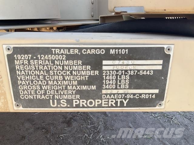 US ARMY Tank Automotive Command M1101 Ostale prikolice