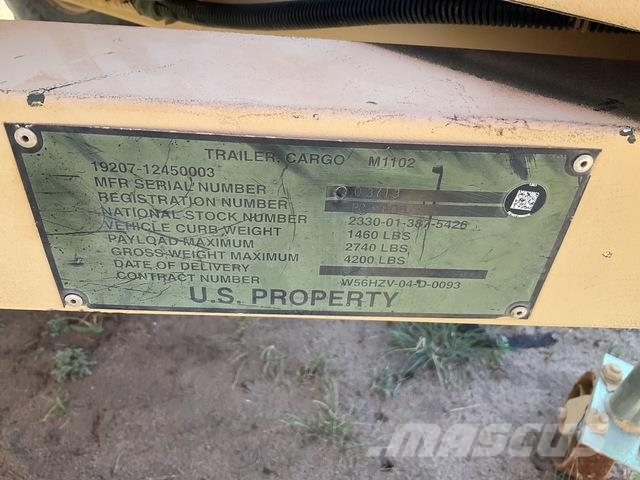  US ARMY Tank Automotive Command M1102 Overige aanhangers