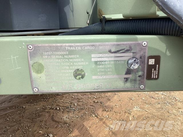 US ARMY Tank Automotive Command M1102 Ďalšie prívesy