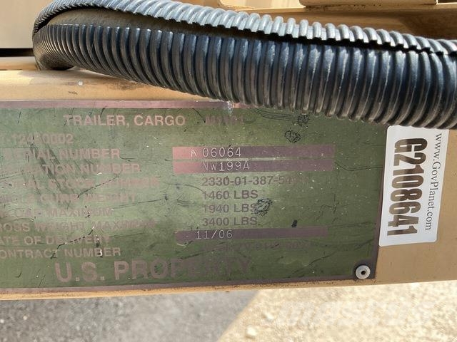 US ARMY Tank Automotive Command M1101 Outros reboques