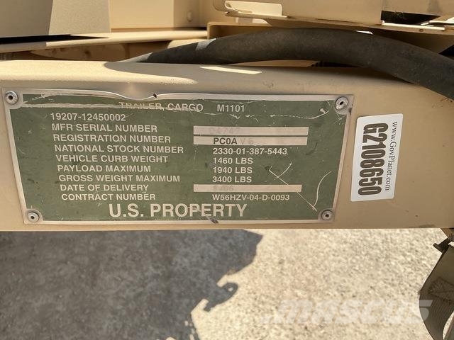 US ARMY Tank Automotive Command M1101 Outros reboques