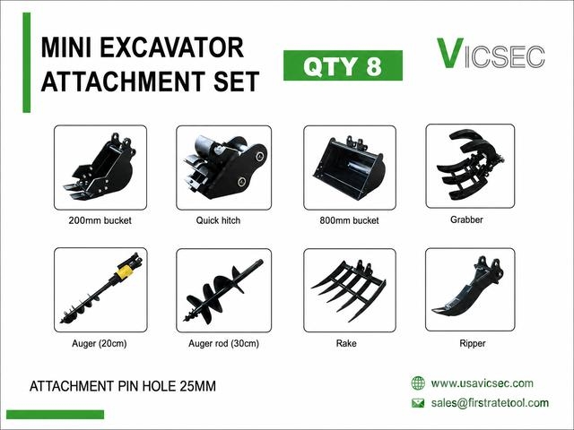 Vicsec VCA-8 Outros componentes