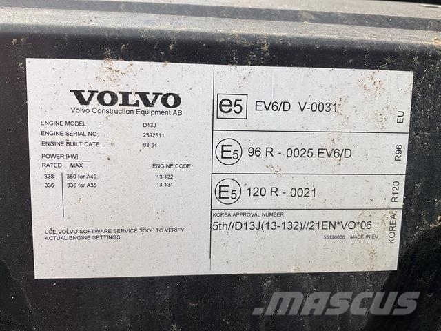 Volvo A40G Midjestyrd dumper