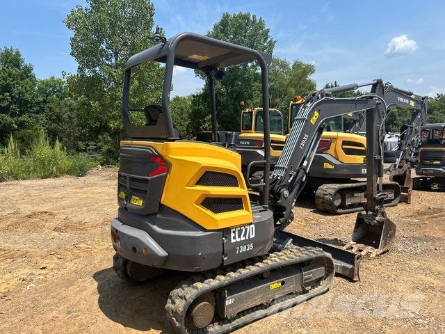 Volvo EC27D Kāpurķēžu ekskavatori