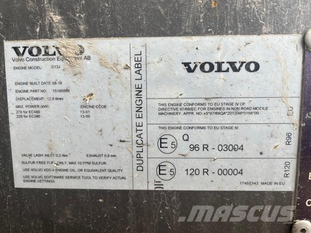 Volvo EC480EL Excavadoras sobre orugas