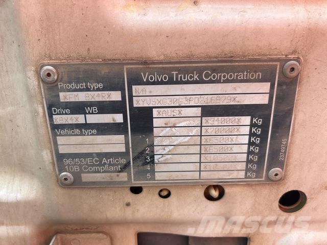 Volvo FMX13 Hook lift trucks