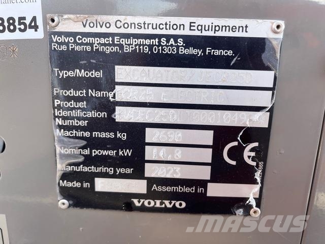 Volvo JECR25D Mini pelle < 7t