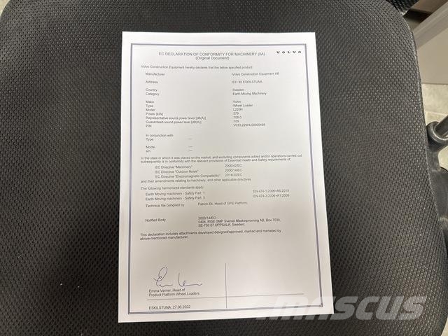 Volvo L220H Фронтальные погрузчики