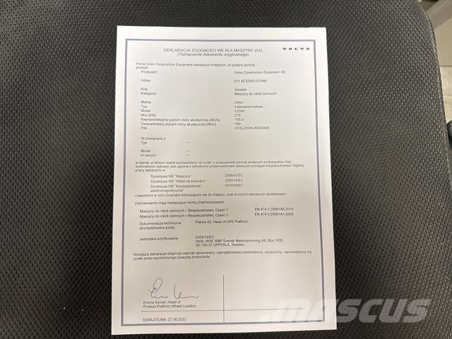 Volvo L220H Фронтальные погрузчики