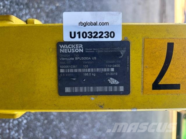 Wacker Neuson BPU3050A Plate compactors