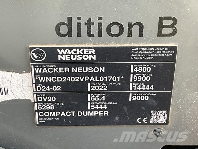 Wacker Neuson DV90 側卸礦車