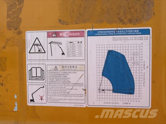 XCMG GTBZ32S Plataformas con brazo de elevación telescópico