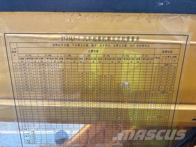 XCMG QY25K5-1 Γερανοί με ερπύστριες