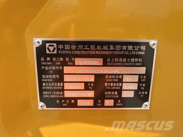 XCMG SLM3500S Muut koneet
