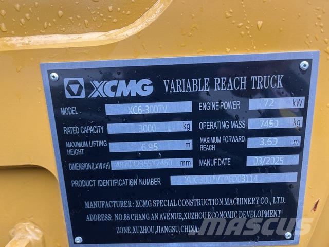 XCMG XC6-3007V テレスコーピックハンドラー