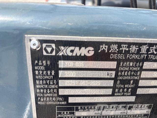 XCMG XCB-D35 Muut haarukkatrukit