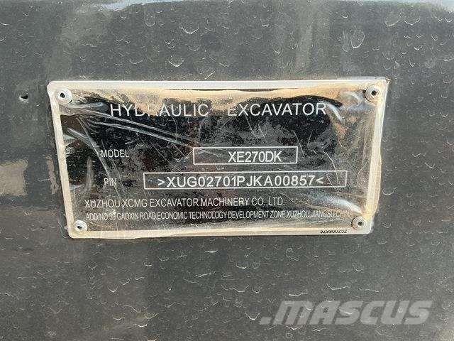 XCMG XE270DK Pásová rýpadla