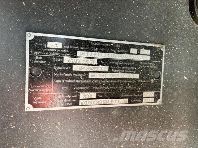 XCMG XGA5902D3T Liigendraamiga pinnaseveokid