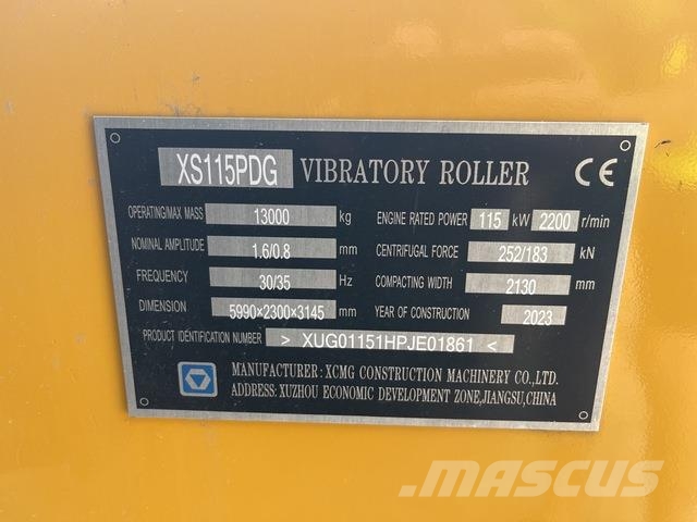 XCMG XS115PDG Walzenzüge
