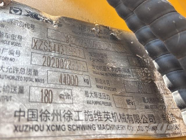 XCMG XZS5443THBZ مضخات خرسانة