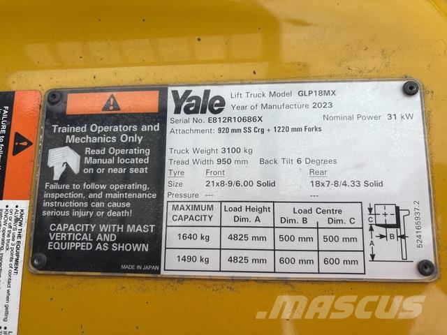 Yale GLP18MX Other