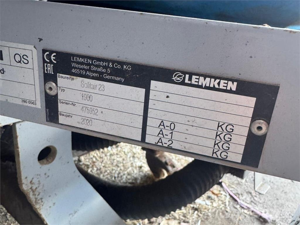 Lemken SOLITAIR 23 FRONT TANK Other tillage machines and accessories