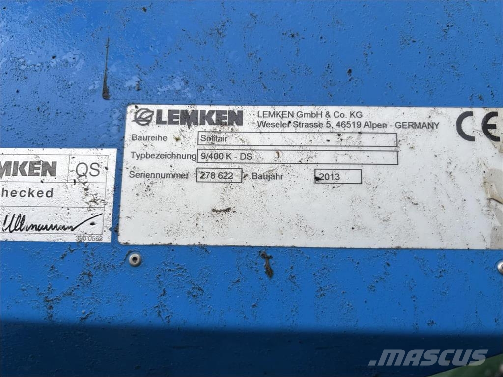 Lemken SOLITAIR 9/400K-DS Other tillage machines and accessories