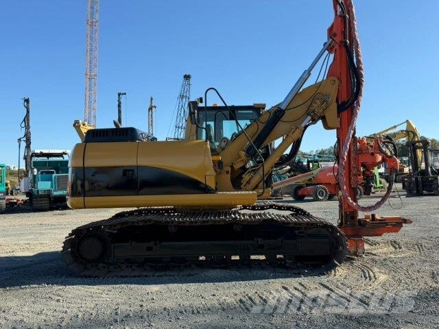 CAT 318C / AGBO G 200 Bohrgerät / Drilling Rig Klima Drugi tovornjaki