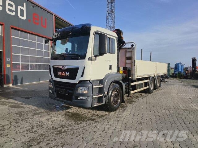 MAN TGS 26.400 /Palfinger PK14002-EH B/ Funk / Kran Pritschenwagen/Pritschenwagen mit Seitenklappe