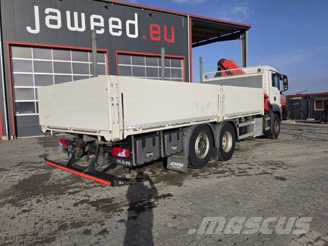 MAN TGS 26.400 /Palfinger PK14002-EH B/ Funk / Kran Pritschenwagen/Pritschenwagen mit Seitenklappe