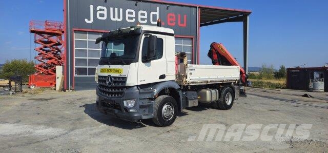 Mercedes-Benz Arocs 1845 Palfinger Kran/Funk/3. Kreis Retarder شاحنات قلابة