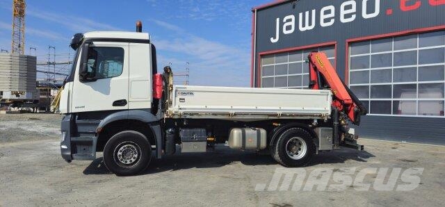 Mercedes-Benz Arocs 1845 Palfinger Kran/Funk/3. Kreis Retarder شاحنات قلابة