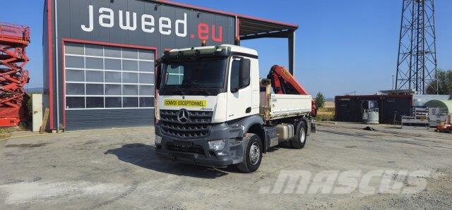 Mercedes-Benz Arocs 1845 Palfinger Kran/Funk/3. Kreis Retarder شاحنات قلابة