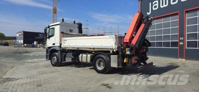 Mercedes-Benz Arocs 1845 Palfinger Kran/Funk/3. Kreis Retarder شاحنات قلابة
