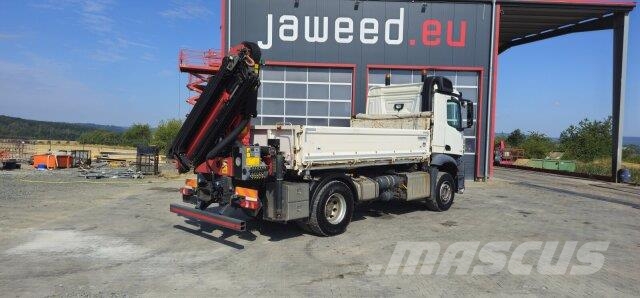 Mercedes-Benz Arocs 1845 Palfinger Kran/Funk/3. Kreis Retarder شاحنات قلابة